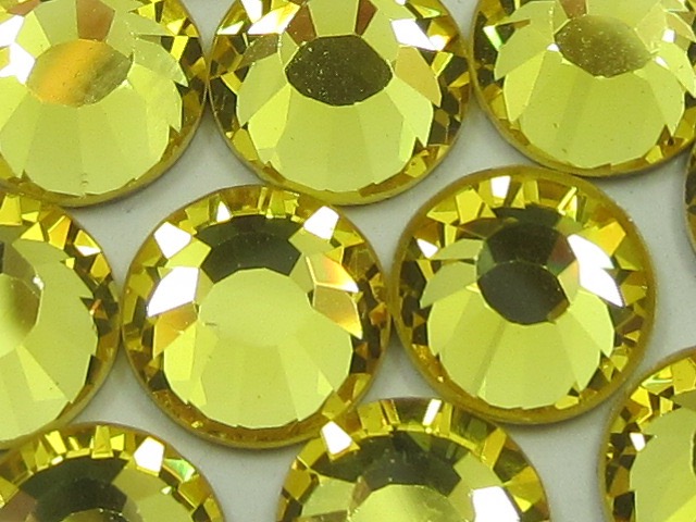 1 Gross 5ss LIGHT TOPAZ FLATBACK European Rhinestones